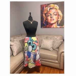 Brand New Cartoon Pleated Skirt